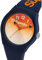 Superdry Men's Watch with Blue Silicone Strap SYG198UO