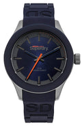 Superdry Men's Analogue Quartz Watch with Blue Silicone Strap SYG211US