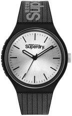 Superdry Mens Watch with Black Silicone Strap SYG293B