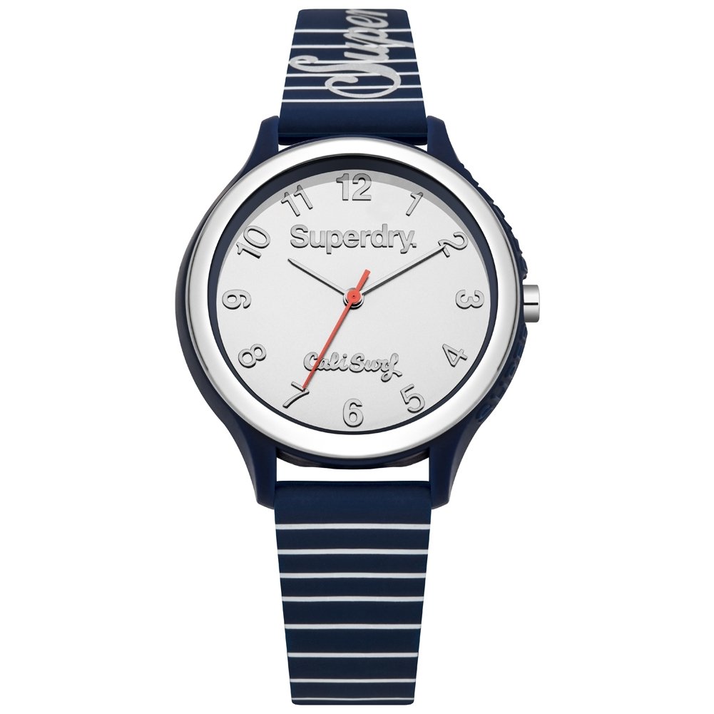 Superdry Women's Sapporo Surf Quartz Metal and Silicone Strap Watch SYL153U