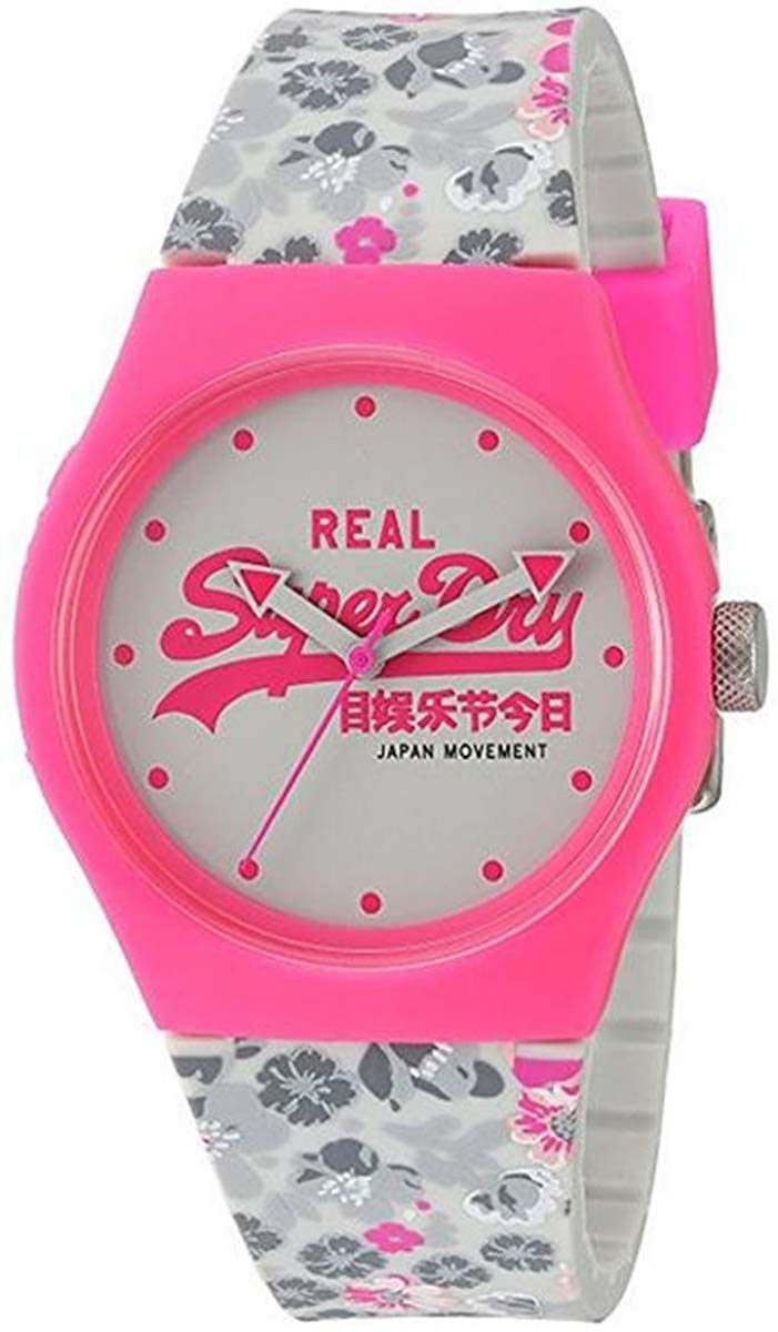 Superdry Ladies Watch with Multicolour Silicone Strap SYL169EP