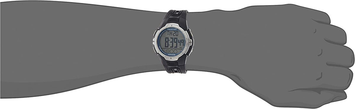 Timex Men's Marathon Watch with Black Resin Strap T5K359