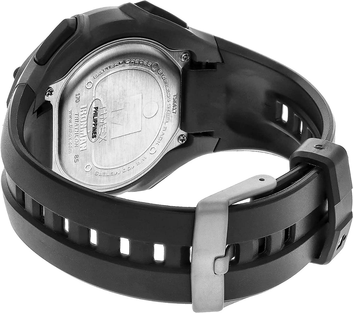 Timex Men's Ironman Digital Watch with Black Resin Strap T5K417