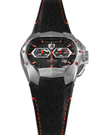 Tonino Lamborghini GT1 Men's Watch with Black Leather Strap T9GA-SS