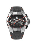 Tonino Lamborghini GT1 Men's Watch with Black Leather Strap T9GA-SS