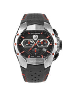 Tonino Lamborghini GT1 Men's Watch with Black Leather Strap T9GA-SS