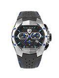 Tonino Lamborghini GT1 Men's Watch with Black Leather Strap T9GC-SS