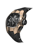 Tonino Lamborghini GT1 Men's Watch with Black Leather Strap T9GD-RG