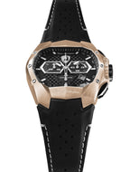 Tonino Lamborghini GT1 Men's Watch with Black Leather Strap T9GD-RG