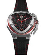 Tonino Lamborghini Spyder X Men's Watch with Black Leather Strap T9XA-SS
