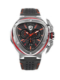 Tonino Lamborghini Spyder X Men's Watch with Black Leather Strap T9XA-SS
