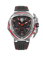 Tonino Lamborghini Spyder X Men's Watch with Black Leather Strap T9XA-SS