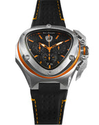 Tonino Lamborghini Spyder X Men's Watch with Black Leather Strap T9XB-SS