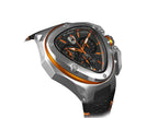 Tonino Lamborghini Spyder X Men's Watch with Black Leather Strap T9XB-SS