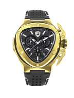 Tonino Lamborghini Spyder X Men's Watch with Black Leather Strap T9XD-YG