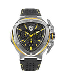Tonino Lamborghini Spyder X Men's Watch with Black Leather Strap T9XE-SS