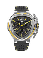 Tonino Lamborghini Spyder X Men's Watch with Black Leather Strap T9XE-SS