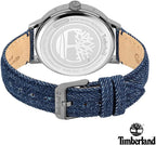 Timberland Greycourt Mens Watch with Blue Dial and Blue Fabric Strap TDWGA2090703