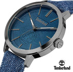 Timberland Greycourt Mens Watch with Blue Dial and Blue Fabric Strap TDWGA2090703