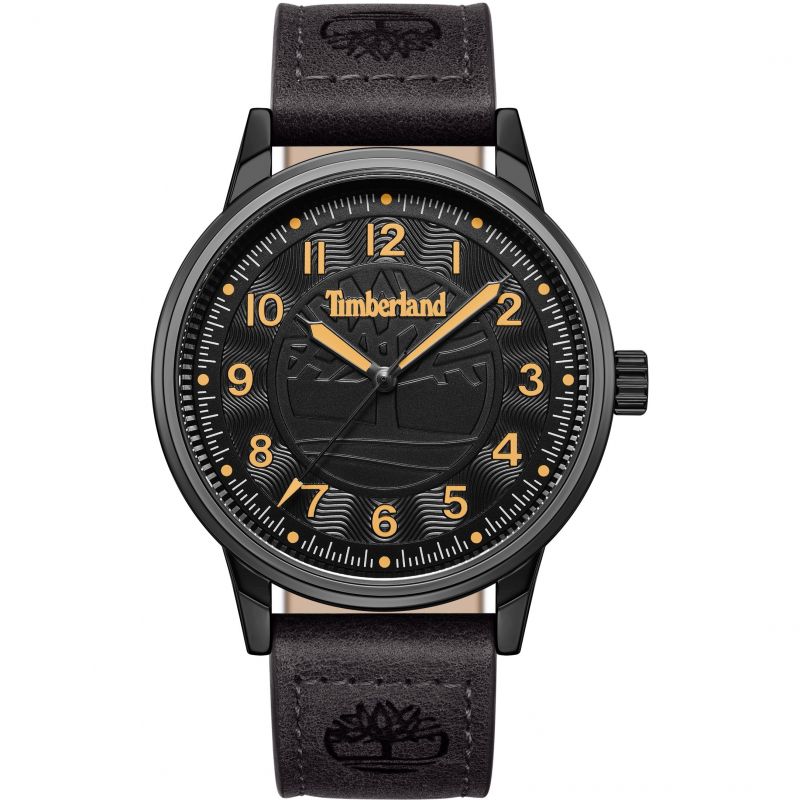 Gwylio Dynion Timberland Newfane gyda Deial Du TDWGA9003101