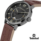 Timberland Greycourt Mens Watch with Brown Leather Strap TDWGB2091002