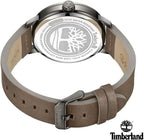 Timberland Brainard Mens Watch with Grey Dial and Brown Leather Strap TDWGB2091902