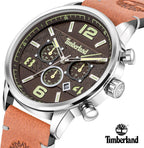 Timberland Mens Watch with Brown Dial and Tan Leather Strap TDWGC2091201