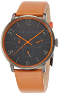 Ted Baker Mens Brown Leather Strap Black Dial Watch TE10023490