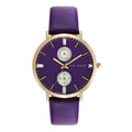 Ted Baker Women's Purple Leather Strap Watch TE10024714