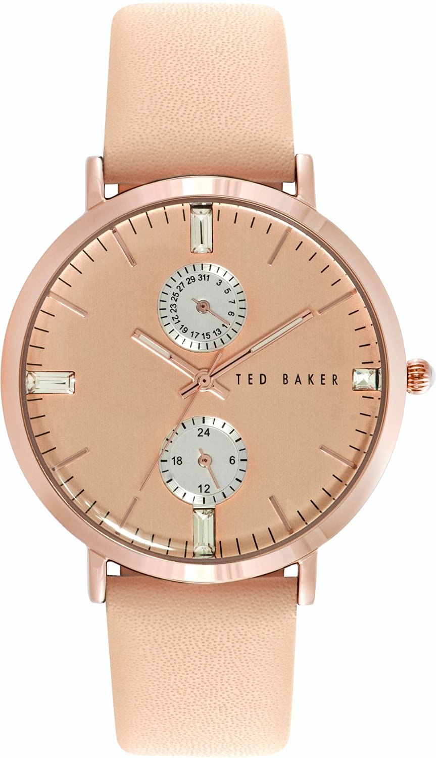 Ted Baker Women's Cream Leather Strap Watch TE10024716
