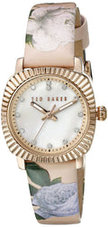 Ted Baker Women's Pink Floral Strap Watch TE10024721