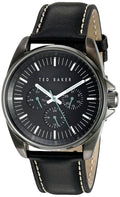 Ted Baker Men's Black Leather Strap Watch TE10025262