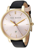 Ted Baker Women's Black Strap Pink Dial Watch TE10030740 RRP £135