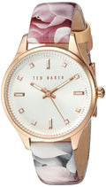 ed Baker Women's 'Sport' Stainless Steel Leather Watch TE1003074