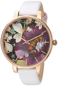 Ted Baker Women's 'KATE' Floral Dial Leather Strap Watch TE10031547 RRP £135