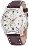 Ted Baker Round Dial Leather - Brown Men's watch #TE1124
