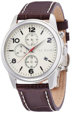 Ted Baker Round Dial Leather - Brown Men's watch #TE1124