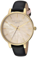 Ted Baker Womens Analogue Quartz Watch with Leather Strap TE15200003
