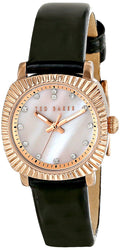 Ted Baker Womens Black Leather Pink Mother Of Peal TE2120