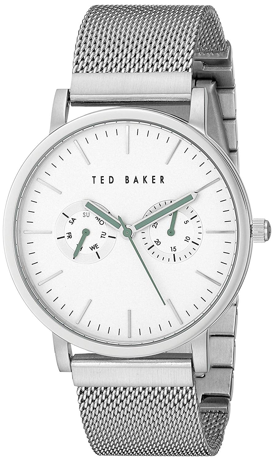 Ted Baker Men's Watch Silver Dial Silver Milanese Strap TE3037 RRP £140