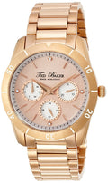 Ted Baker Womens' Rose Gold Crystal Set Multi Dial TE4084