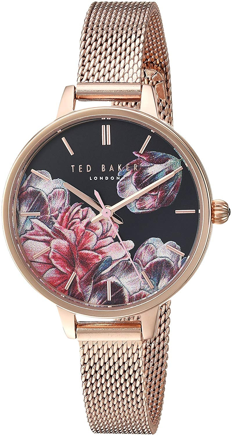 Ted Baker Ladies Rose Gold Milanese Bracelet Watch TE50070002