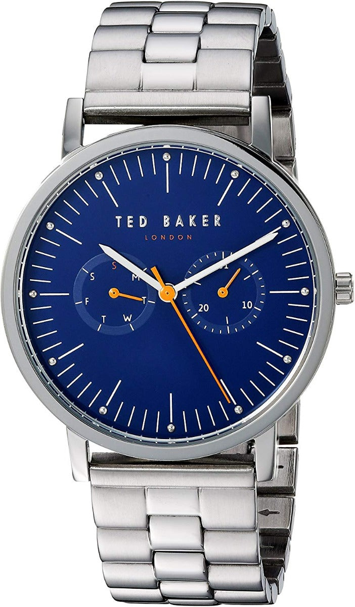 Gwylio Cwarts Analog i Ddynion Ted Baker gyda Breichled Dur Di-staen TE50274007