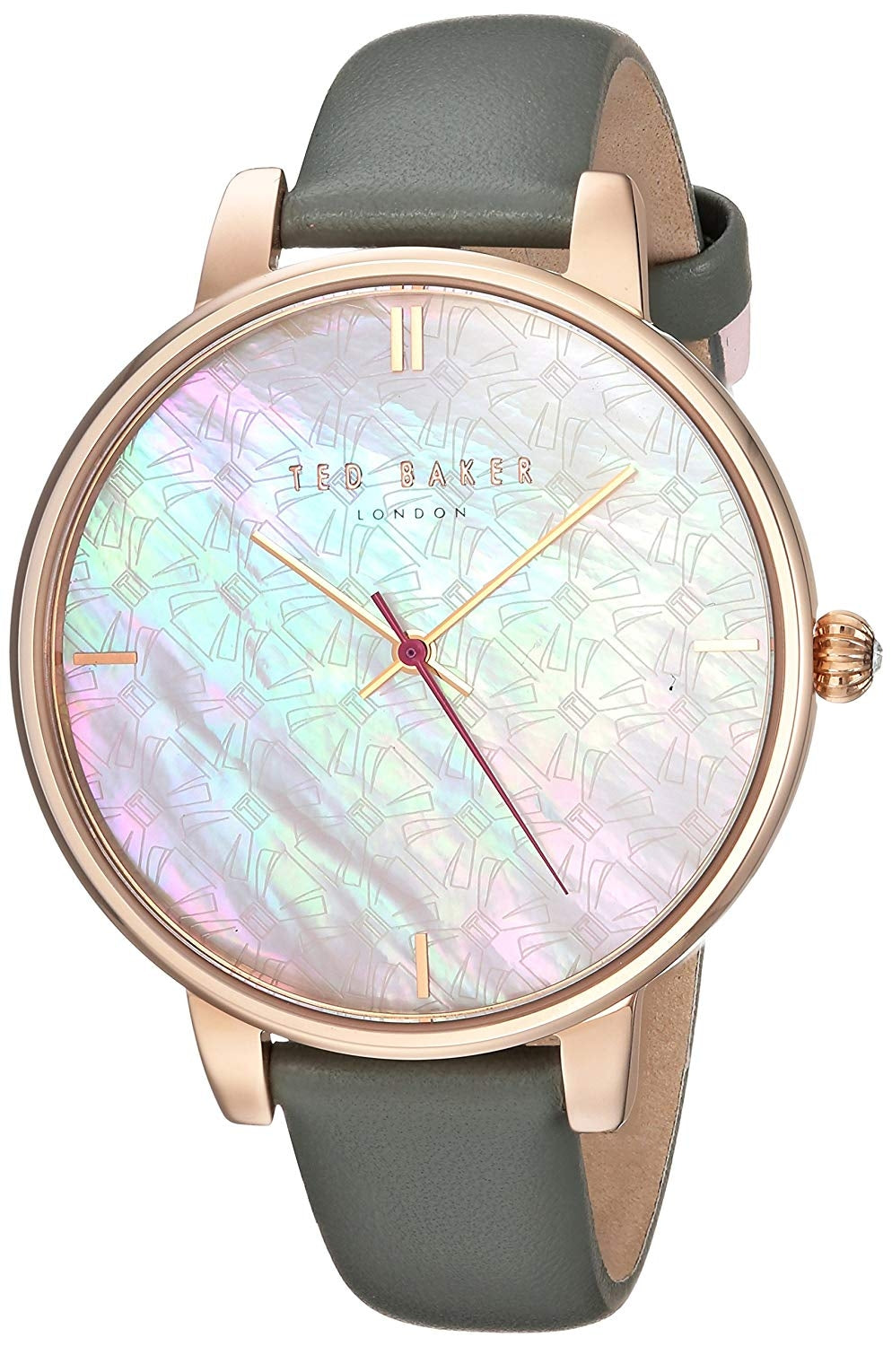 Ted Baker Ladies Kate Grey Leather Strap Watch TEC0025002