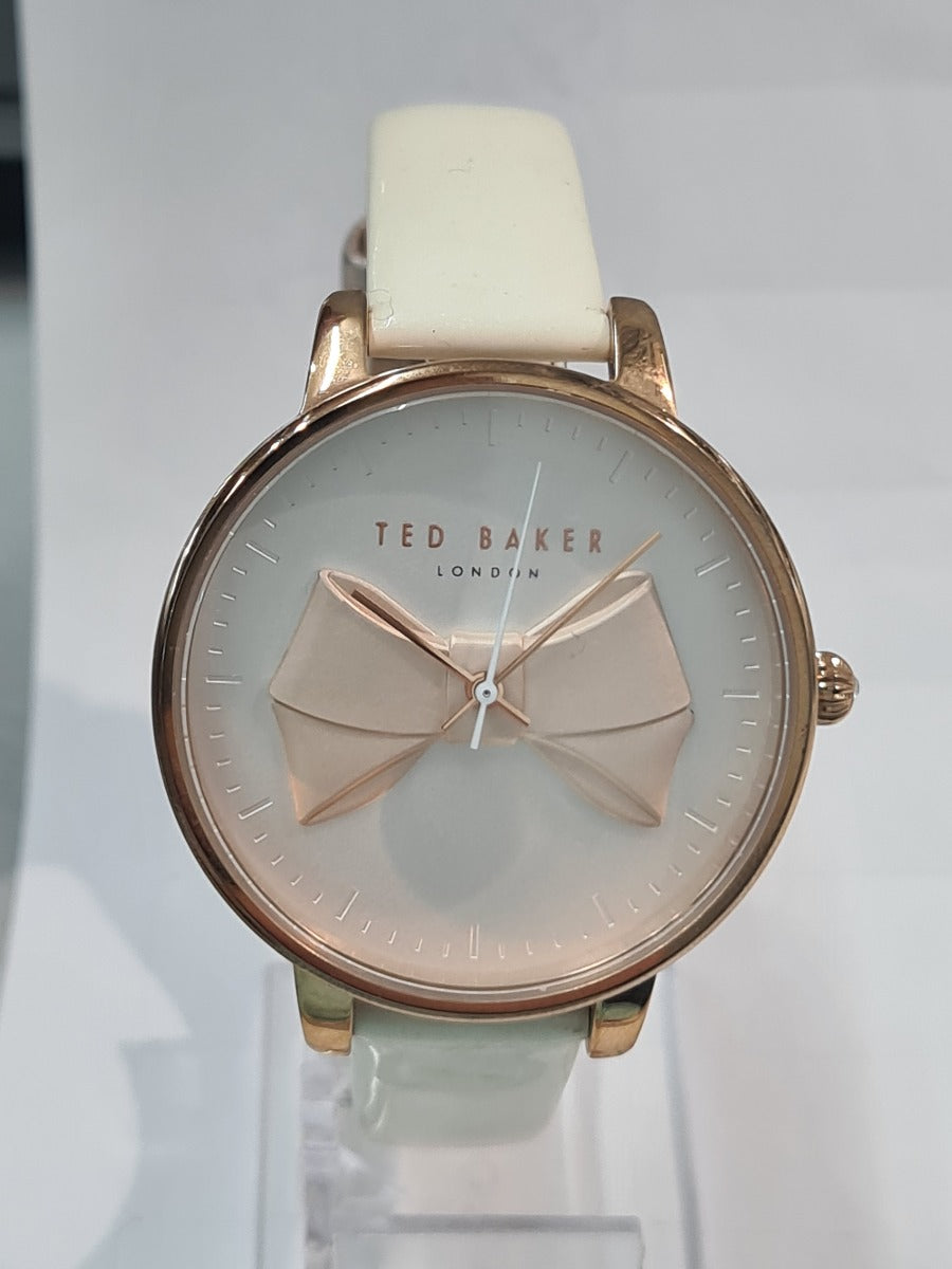 Ted Baker Ladies BROOK Watch With White Dial and White Strap TEC0185005