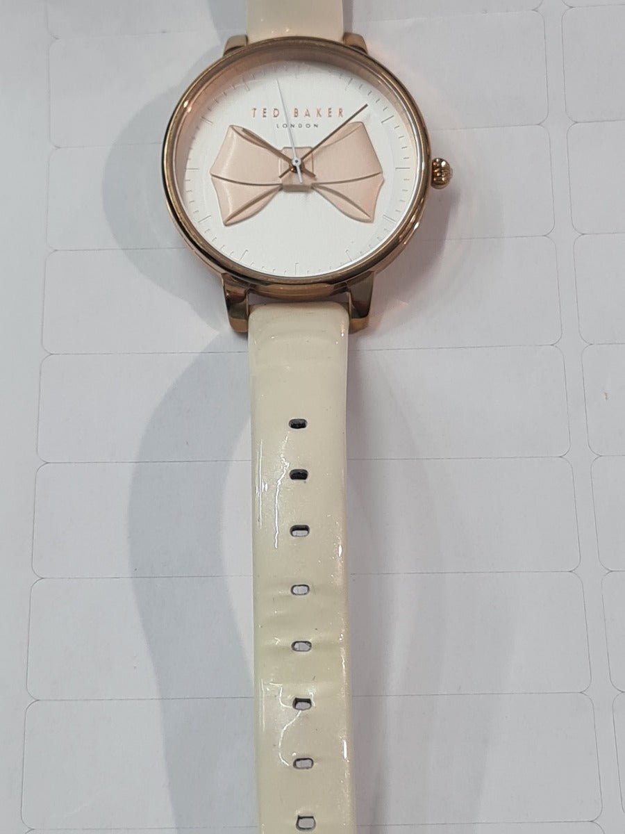 Ted Baker Ladies BROOK Watch With White Dial and White Strap TEC0185005