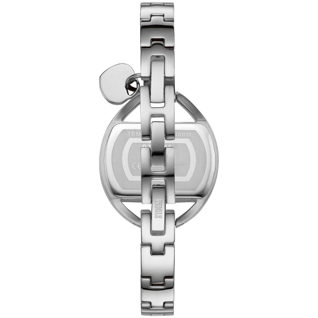 Storm Temptress Charm Lazer Pink Ladies Watch with Pink Dial and Silver Bracelet 47013/PK