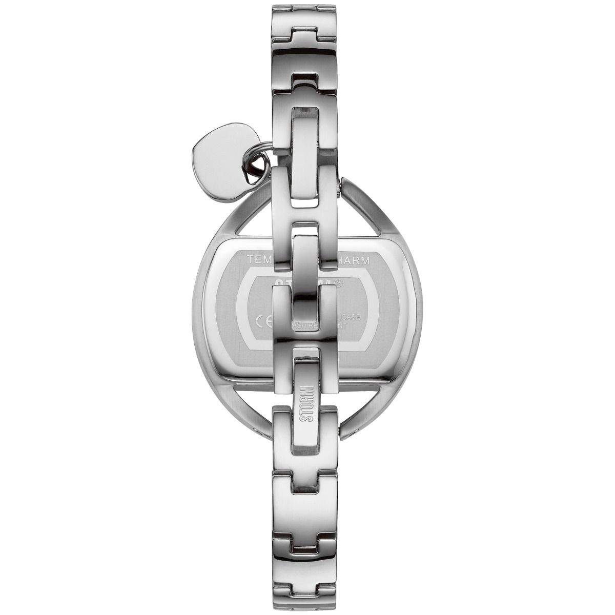 Storm Temptress Charm Lazer Pink Ladies Watch with Pink Dial and Silver Bracelet 47013/PK