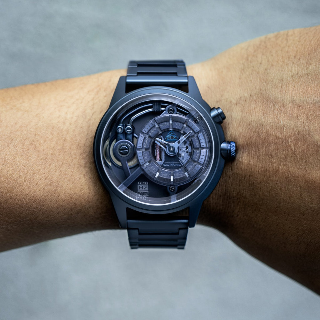 The Electricianz SteelZ The Blue Z - Metal Mens Watch with Blue Stainless Steel Strap ZZ-A4C/03