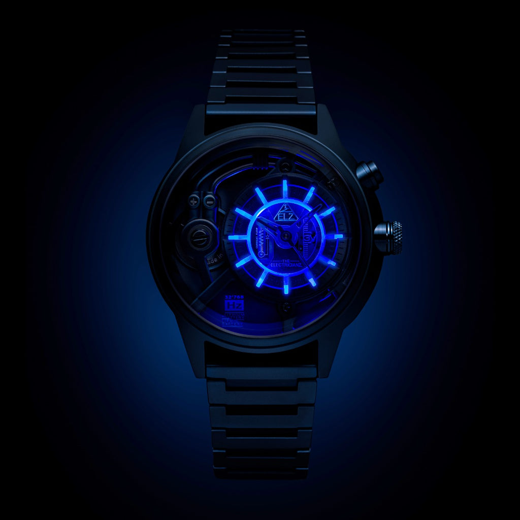 The Electricianz SteelZ The Blue Z - Metal Mens Watch with Blue Stainless Steel Strap ZZ-A4C/03